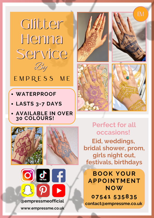 Glitter Henna Service