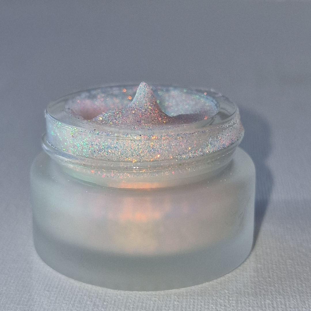 Christmas party makeup, New Year's glitter, glitter gel, vegan glitter, cruelty-free cosmetics, Empress Me Cosmetics, festival makeup, glitter for nights out, luxury makeup, Cosmic Crystals, glitter shades.